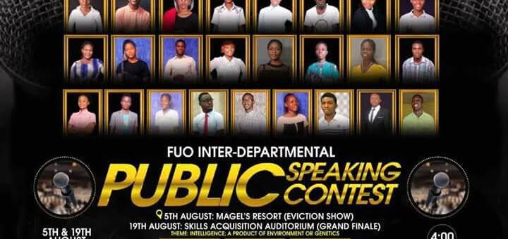 FUO Public Speaking Contest
