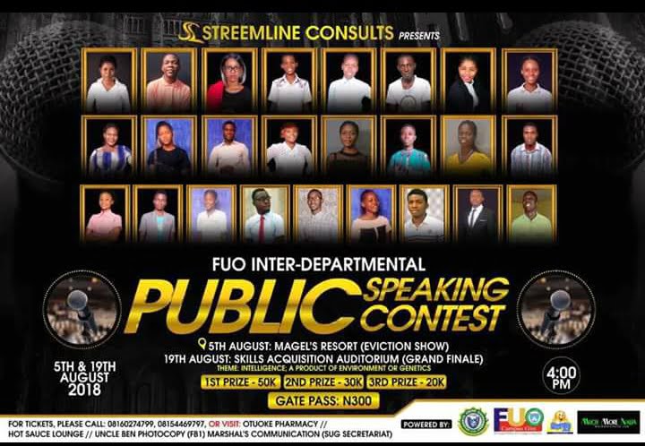 FUO Public Speaking Contest