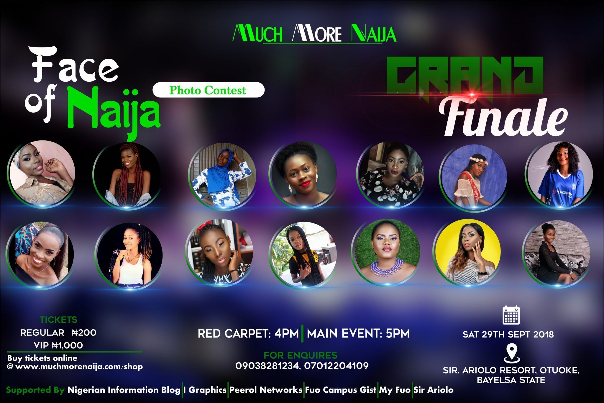 Face of 9ja 2018 Grand Finale Event