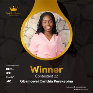 Miss Gbamowei Cynthia Perekebina