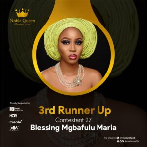 Miss Mgbafulu Blessing Maria