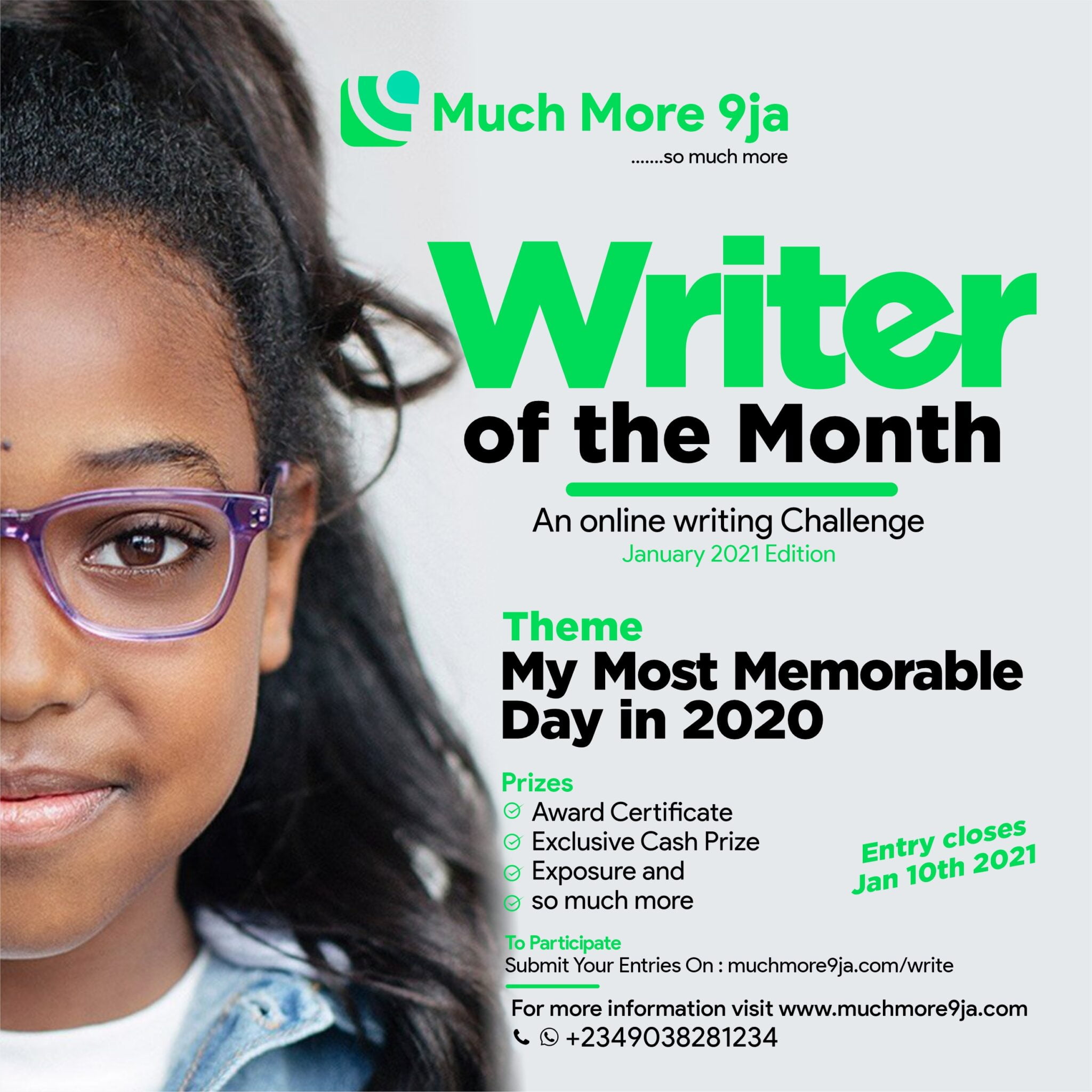 Writer of the Month