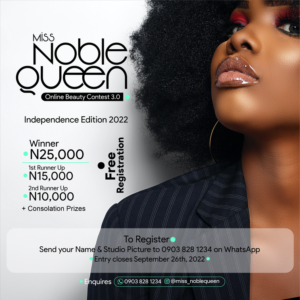 Miss Noble Queen Independence Edition 2022