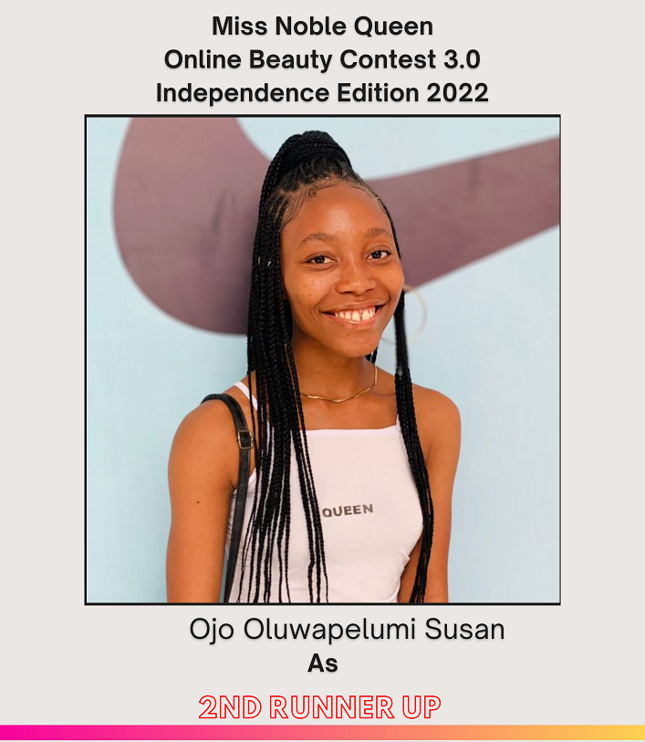Miss Ojo Oluwapelumi Susan