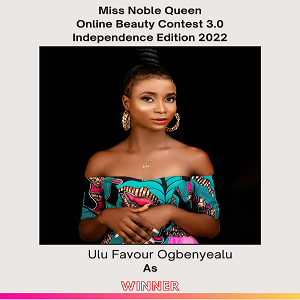 Miss Ulu Favour Ogbenyealu