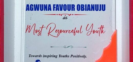 Agwuna Favour Obianuju Nigeria Campus & Youth Awards
