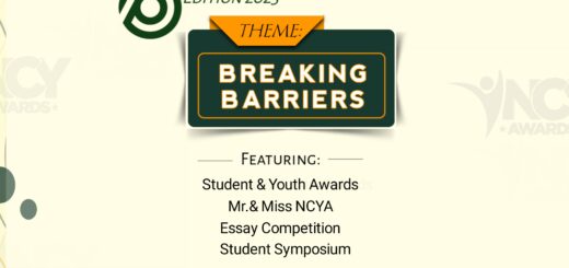 NCYAWARDS 2023 6th edition is here! Join us as we celebrate young individuals who are breaking barriers in their fields. Participate in the Student & Youth Awards, Mr & Miss NCYA, Essay Competition, and Student Symposium.