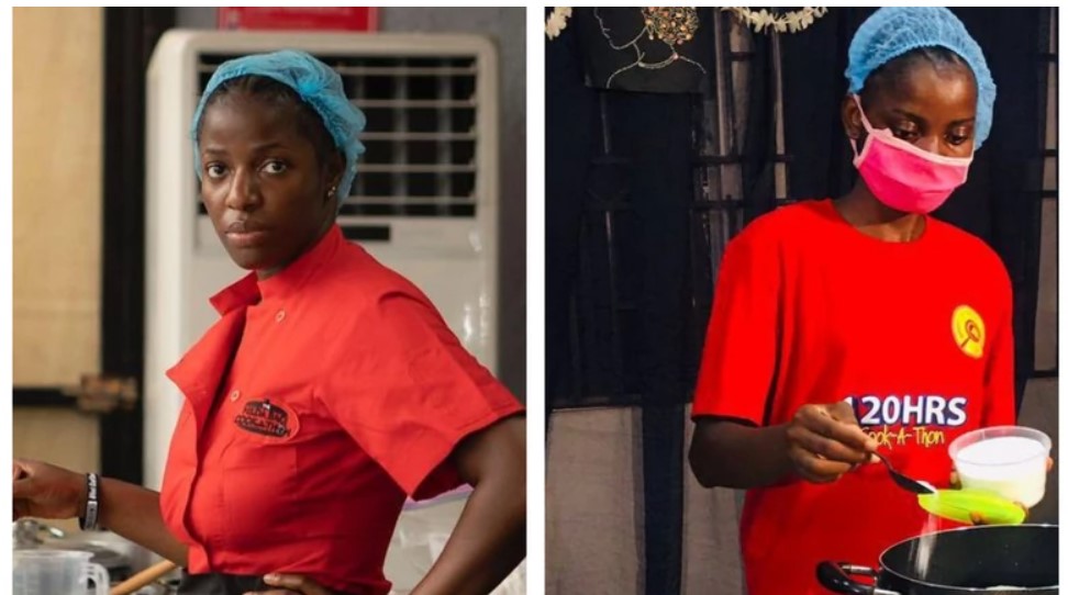 Chef Damilola Adeparusi is on the Verge of Breaking Hilda Baci's cookathon Record