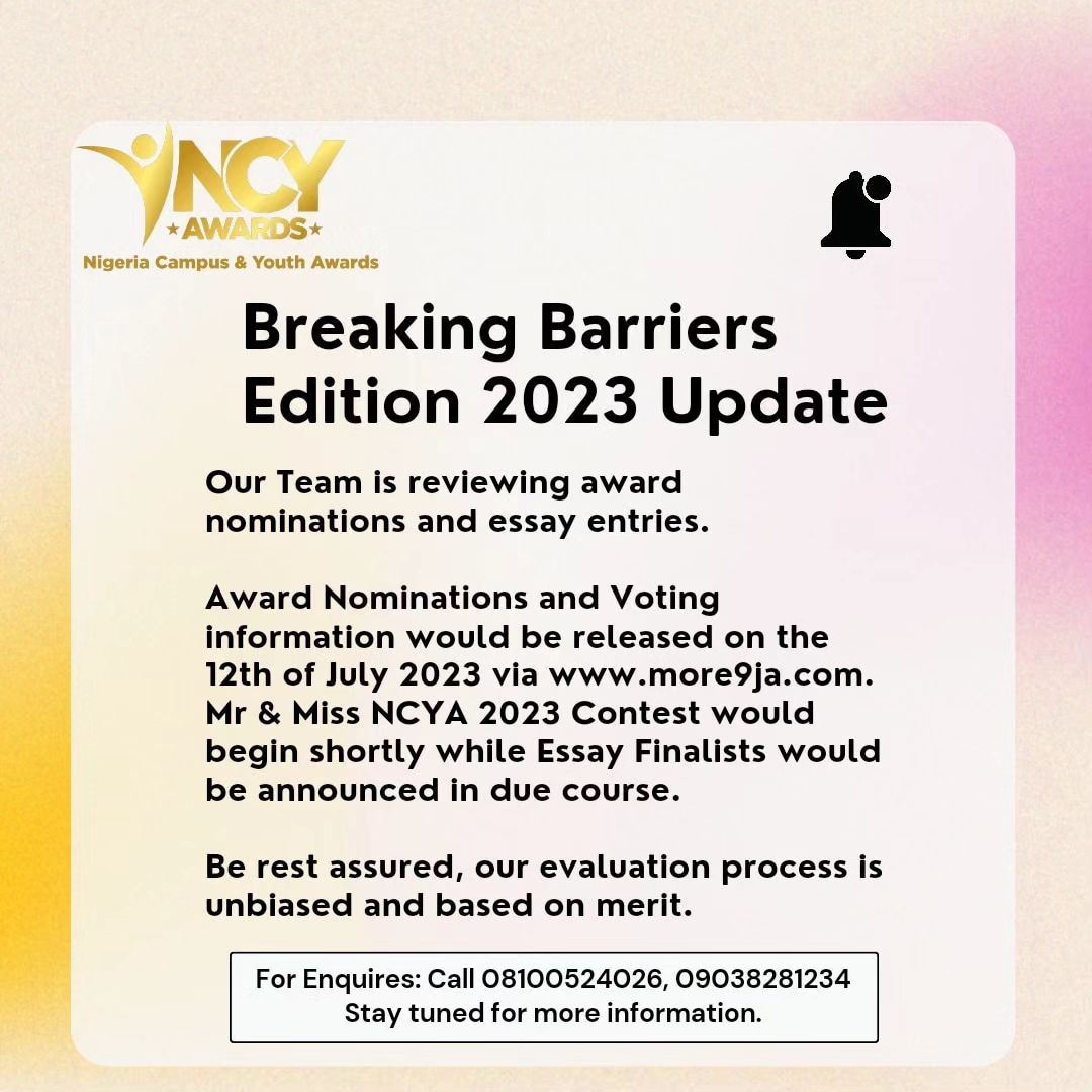NCYAWARDS UPDATE 2023